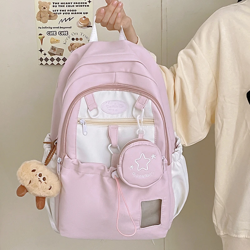 Kawaii Korean Style Dreamy Pastel Backpack – Limited Edition 4 Kawaii Korean Style Dreamy Pastel Backpack – Limited Edition - Image 4