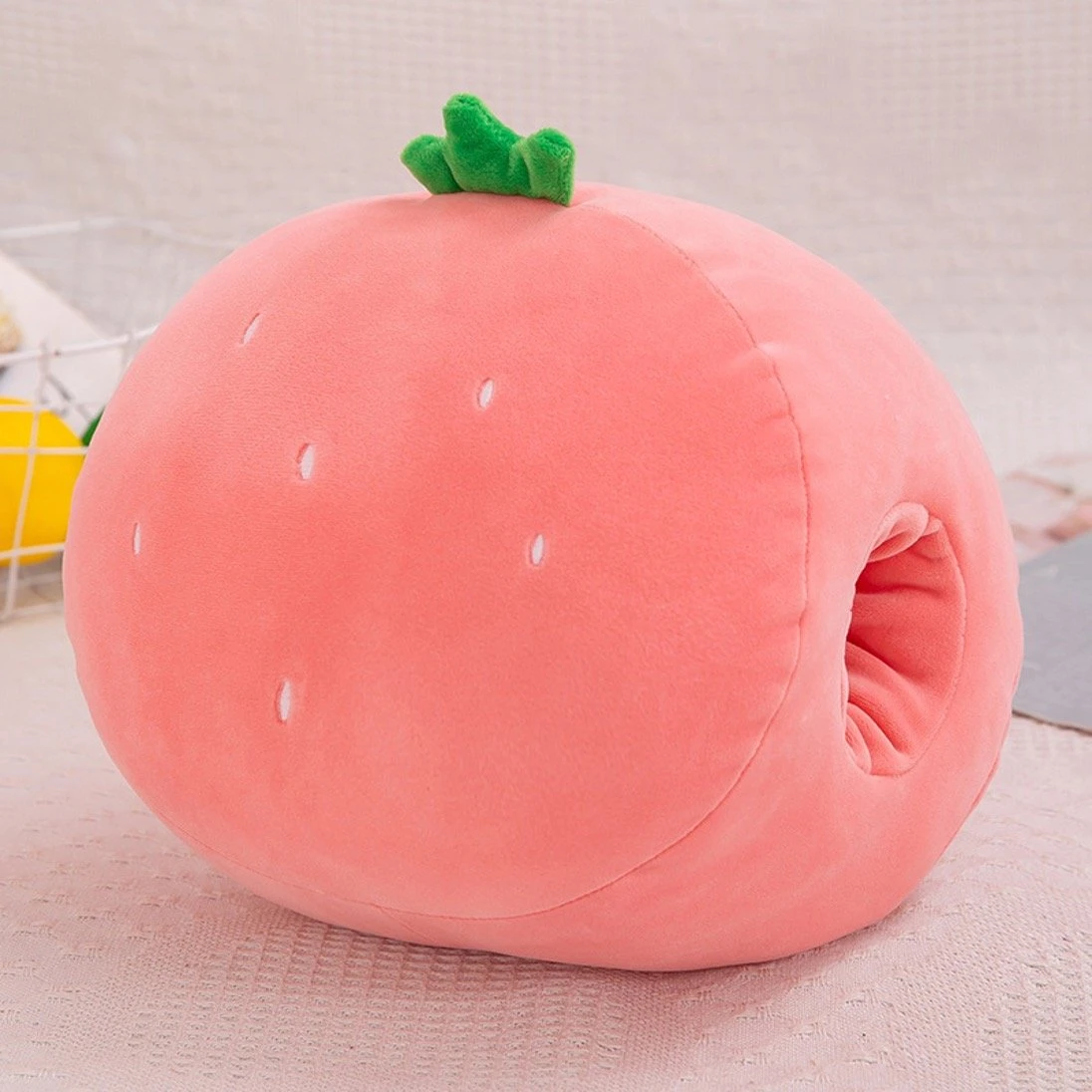 Kawaii Fruit Series Hand Warmer Cushion – Limited Edition 4 Kawaii Fruit Series Hand Warmer Cushion – Limited Edition - Image 4