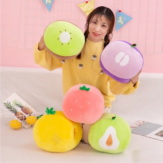 Kawaii Fruit Series Hand Warmer Cushion – Limited Edition 2 Kawaii Fruit Series Hand Warmer Cushion – Limited Edition - Image 2