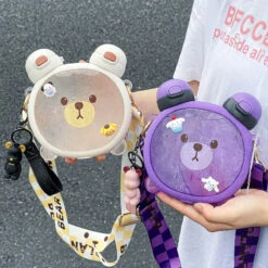 Kawaii Double Sided Bear Pastel Bottle (750ml) -Kawaiitherapy Shop 0 b91cfc