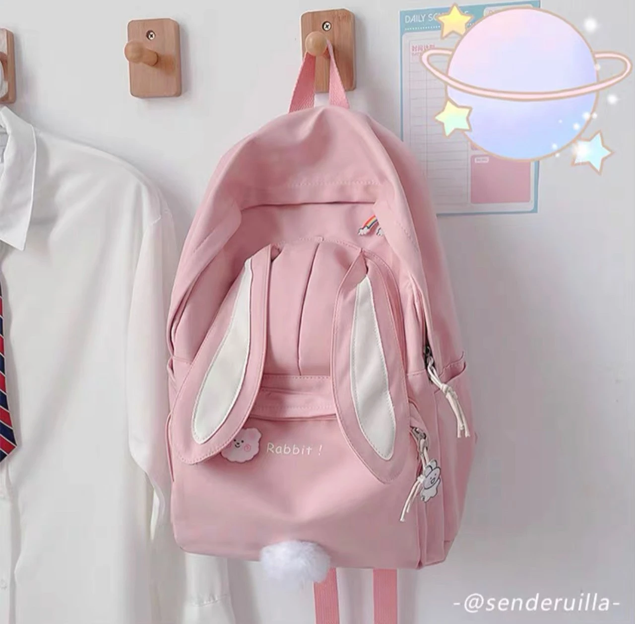 Kawaii Cute Rabbit Ears Harajuku Backpack – Limited Edition 4 Kawaii Cute Rabbit Ears Harajuku Backpack – Limited Edition - Image 4