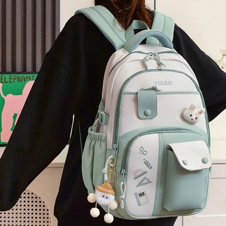 Kawaii Pastel Large Capacity Multipocket Backpack – Special Edition 3 Kawaii Pastel Large Capacity Multipocket Backpack – Special Edition - Image 3