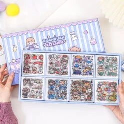 Kawaii Therapy Pastel Kitchen Party Sticker Set (200pcs)
