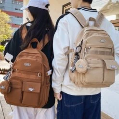 Kawaii Aesthetic Korea Style Canvas Backpack – Limited Edition