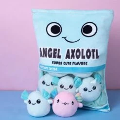 A Bag Of Kawaii Axolotl Plush Dolls – Special Edition -Kawaiitherapy Shop 0 d0808c