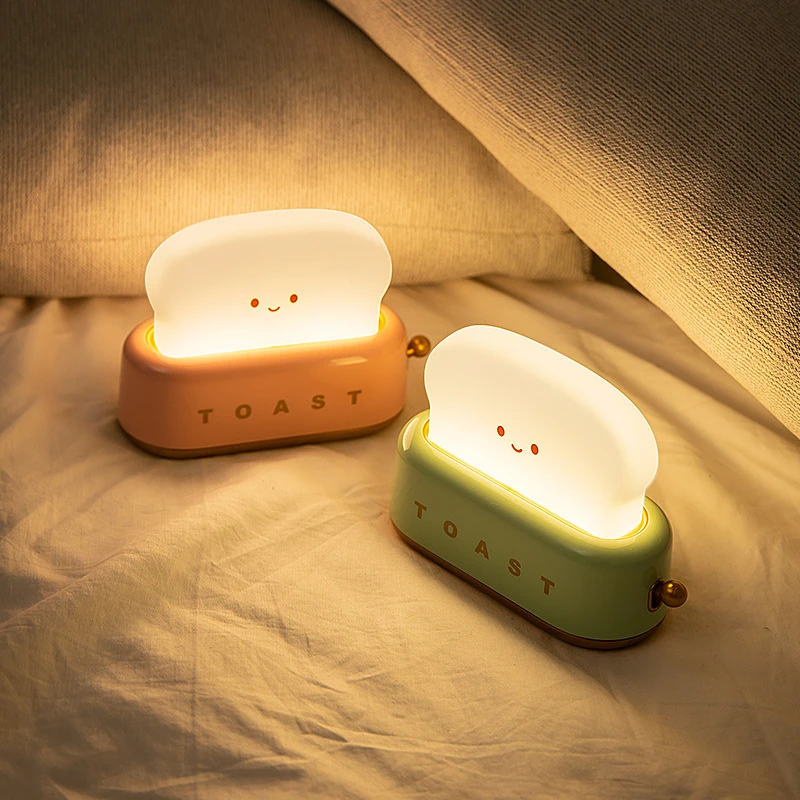 Kawaii Bread Toast LED Night Lamp – Limited Edition 6 Kawaii Bread Toast LED Night Lamp – Limited Edition - Image 6