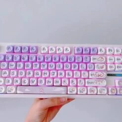 Kawaii Mao Profile Purple Bunny Keycap Set (142 Keys) – Special Edition -Kawaiitherapy Shop 0 d944f8