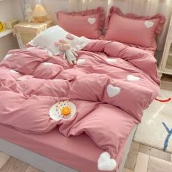 Kawaii Therapy Pastel Hearts Bedsheet – Special Edition -Kawaiitherapy Shop 0 d9e965