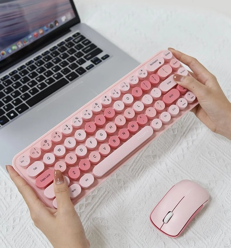Kawaii Candy Pastel Wireless Keyboard Set – Special Edition 2 Kawaii Candy Pastel Wireless Keyboard Set – Special Edition - Image 2
