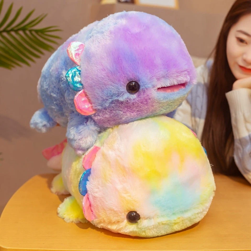 Kawaii Rainbow Axolotl Plush XL (50cm) 1 Kawaii Rainbow Axolotl Plush XL (50cm)