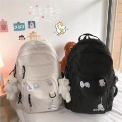 Kawaii Korea Style Large Capacity College Backpack -Kawaiitherapy Shop 0 dc51cf