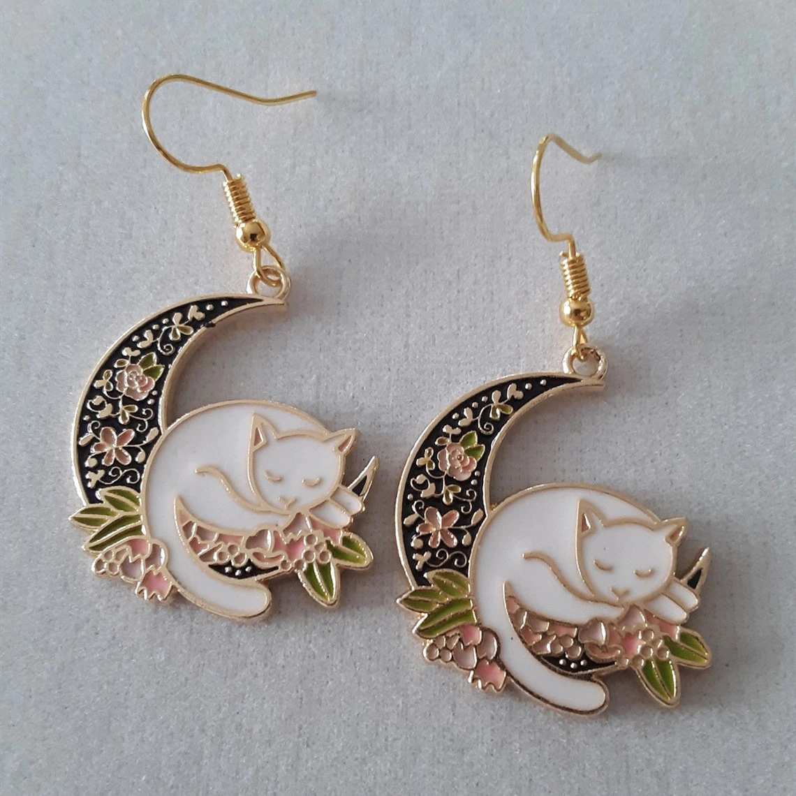 Kawaii Therapy Moondance Cat Earrings – Limited Edition 6 Kawaii Therapy Moondance Cat Earrings – Limited Edition - Image 6