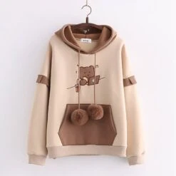 Kawaii Chocolate Bear Harajuku Hoodie – Limited Edition -Kawaiitherapy Shop 0 e1fa0b