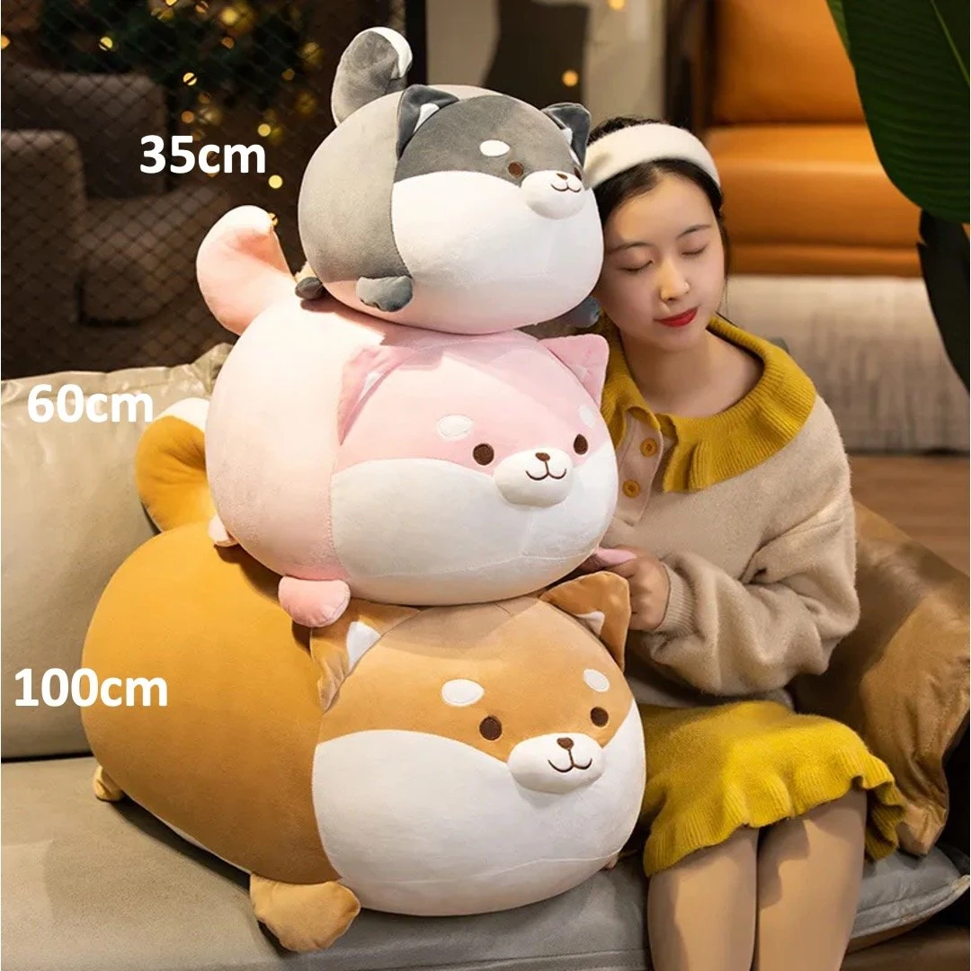 Kawaii Extra Chubby Shiba Inu Plush XL (60cm) 7 Kawaii Extra Chubby Shiba Inu Plush XL (60cm) - Image 7