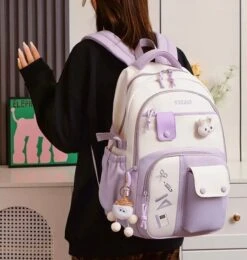 Kawaii Pastel Large Capacity Multipocket Backpack – Special Edition