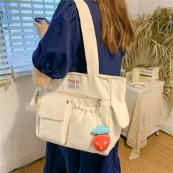 Kawaii Fashion Aesthetic Nylon Tote Shoulder Bag