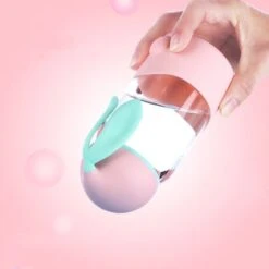 Kawaii Bunny Ears Glass Bottle (340ml) -Kawaiitherapy Shop 0 ed3ccf