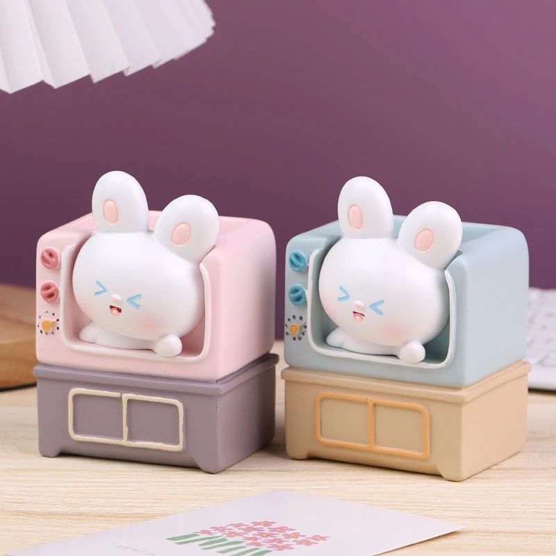 Kawaii Bunny TV Stationery Holder Doll – Limited Edition 6 Kawaii Bunny TV Stationery Holder Doll – Limited Edition - Image 6