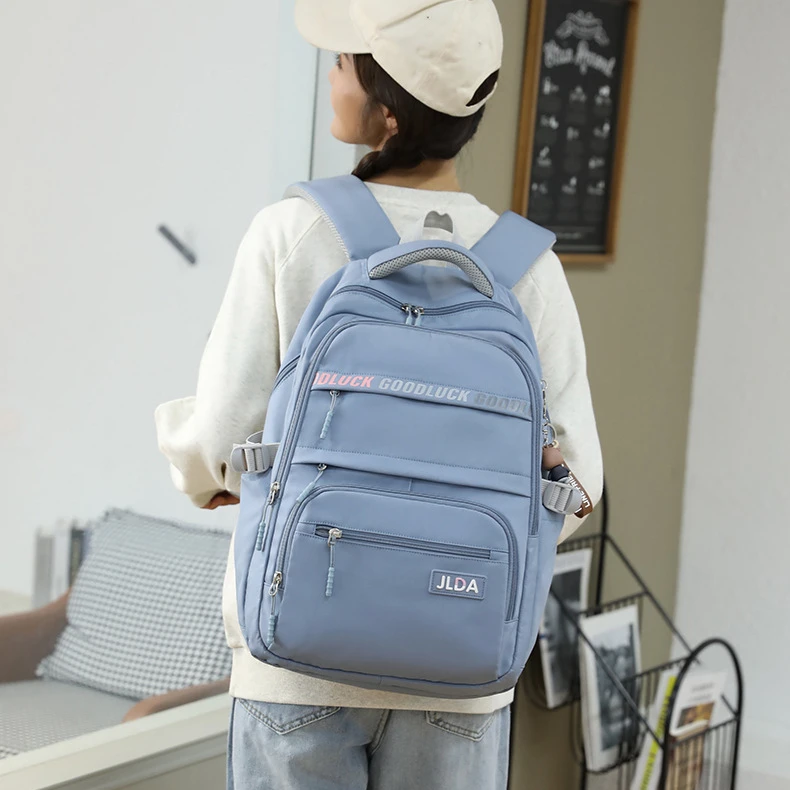 Kawaii Korea Style Nylon Large Capacity Backpack 5 Kawaii Korea Style Nylon Large Capacity Backpack - Image 5