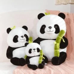 Kawaii Chubby Panda Bamboo Plush XL – Special Edition