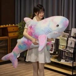 Kawaii Therapy Rainbow Shark Plush (110cm) – Jumbo Edition -Kawaiitherapy Shop 0 f8a53b