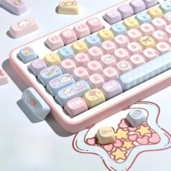 Kawaii Mao Profile Candy Pastel Dreamy Keycap Set (131 Keys)
