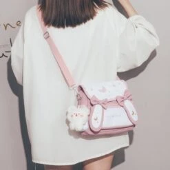 Kawaii Japanese Style Bunny Moon Shoulder Bag 11 Kawaii Japanese Style Bunny Moon Shoulder Bag -Kawaiitherapy Shop 0 fdbfc3