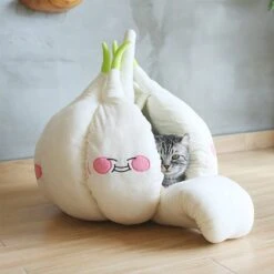 Kawaii Cozy Garlic Cat House – Special Edition