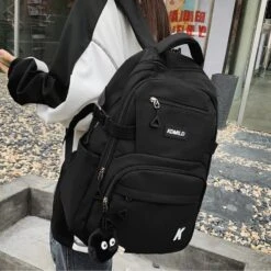 Kawaii Korea Style Aesthetic Multipocket Backpack -Kawaiitherapy Shop 0 ff97af