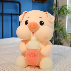 Kawaii Therapy Chubby Pig Milk Bottle Plush XL (45cm) -Kawaiitherapy Shop 139edb91 288c 4adf a58f 32f20af4ed47