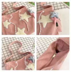 Kawaii Starry Pastel Harajuku Sling Bag – Limited Edition -Kawaiitherapy Shop 1716802913818513408