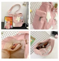 Kawaii Starry Pastel Harajuku Sling Bag – Limited Edition -Kawaiitherapy Shop 1716802914057588736