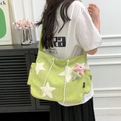 Kawaii Starry Pastel Harajuku Sling Bag – Limited Edition -Kawaiitherapy Shop 1716802914187612160