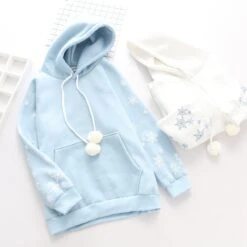 Kawaii Snowflake Harajuku Pastel Sweater – Limited Edition -Kawaiitherapy Shop 1737814459289833472 1