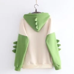 Kawaii Green Dinosaur Harajuku Hoodie – Limited Edition -Kawaiitherapy Shop 19665 e426ff