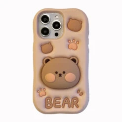 Kawaii Cute Bear Silicone 3D Phone Case – Limited Edition -Kawaiitherapy Shop 1d66b027 4c28 4c42 a24a d9f2dd21c158