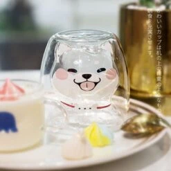 Kawaii Shiba Inu Glass Cup – Limited Edition -Kawaiitherapy Shop 21717 ed0fa7