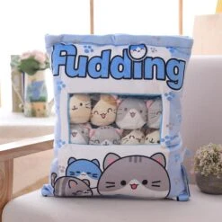 A Bag Of Kawaii Neko Cat Pudding Dolls -Kawaiitherapy Shop 22008 52fc1c