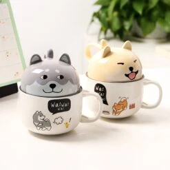 Kawaii Shiba Inu Ceramic Mug – Limited Edition -Kawaiitherapy Shop 22075 21f33d