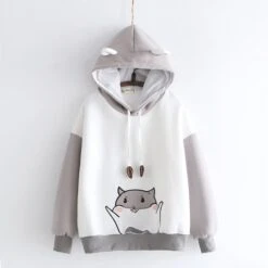 Kawaii Hamster Harajuku Hoodie – Special Edition -Kawaiitherapy Shop 22236 142e7e