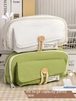 Korea Style Large Capacity Pencil Case – Limited Edition 14 Korea Style Large Capacity Pencil Case – Limited Edition -Kawaiitherapy Shop 2401230223360323700