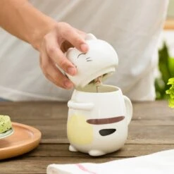 Kawaii Neko Cat Ceramic Mug – Limited Edition -Kawaiitherapy Shop 24200 714285