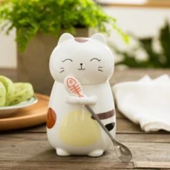 Kawaii Neko Cat Ceramic Mug – Limited Edition -Kawaiitherapy Shop 24200 ee4885