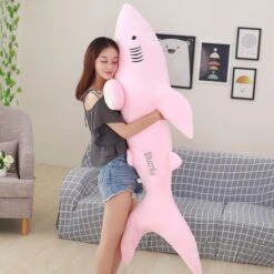 Kawaii Shark Plush Jumbo Edition (100cm) -Kawaiitherapy Shop 25979 292f7c