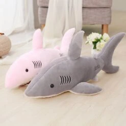 Kawaii Shark Plush Jumbo Edition (100cm) -Kawaiitherapy Shop 25979 7a7c86