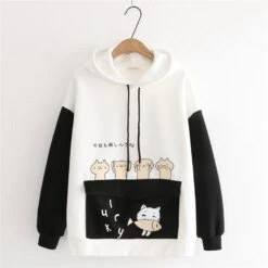Kawaii Cat Fish Ears Hoodie – Limited Edition -Kawaiitherapy Shop 27358 87cded
