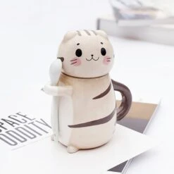 Kawaii Neko Cat Ceramic Coffee Mug