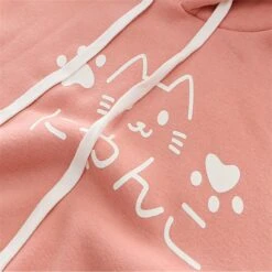 Japanese Cats Harajuku Hoodie – Special Edition -Kawaiitherapy Shop 28501 707105