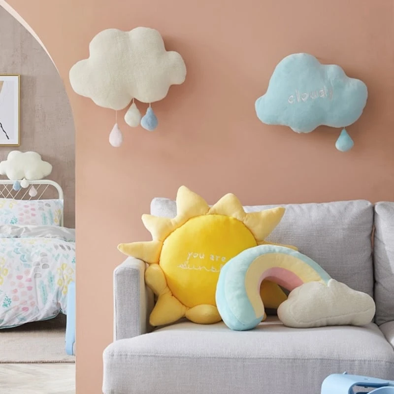 Kawaii Rainbow Sunshine Cloud Plush 1 Kawaii Rainbow Sunshine Cloud Plush