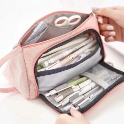 Kawaii Korea Style Canvas Pencil Case -Kawaiitherapy Shop 29760 c2dd55